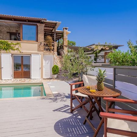 Villa Tramonto With Private Heated Pool, By Zantewize Volímai Exterior photo