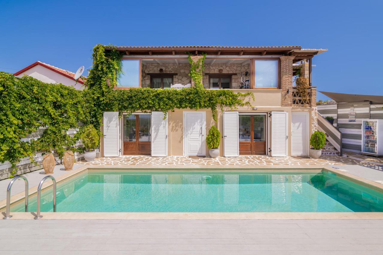 Villa Tramonto With Private Heated Pool, By Zantewize Volímai Exterior photo