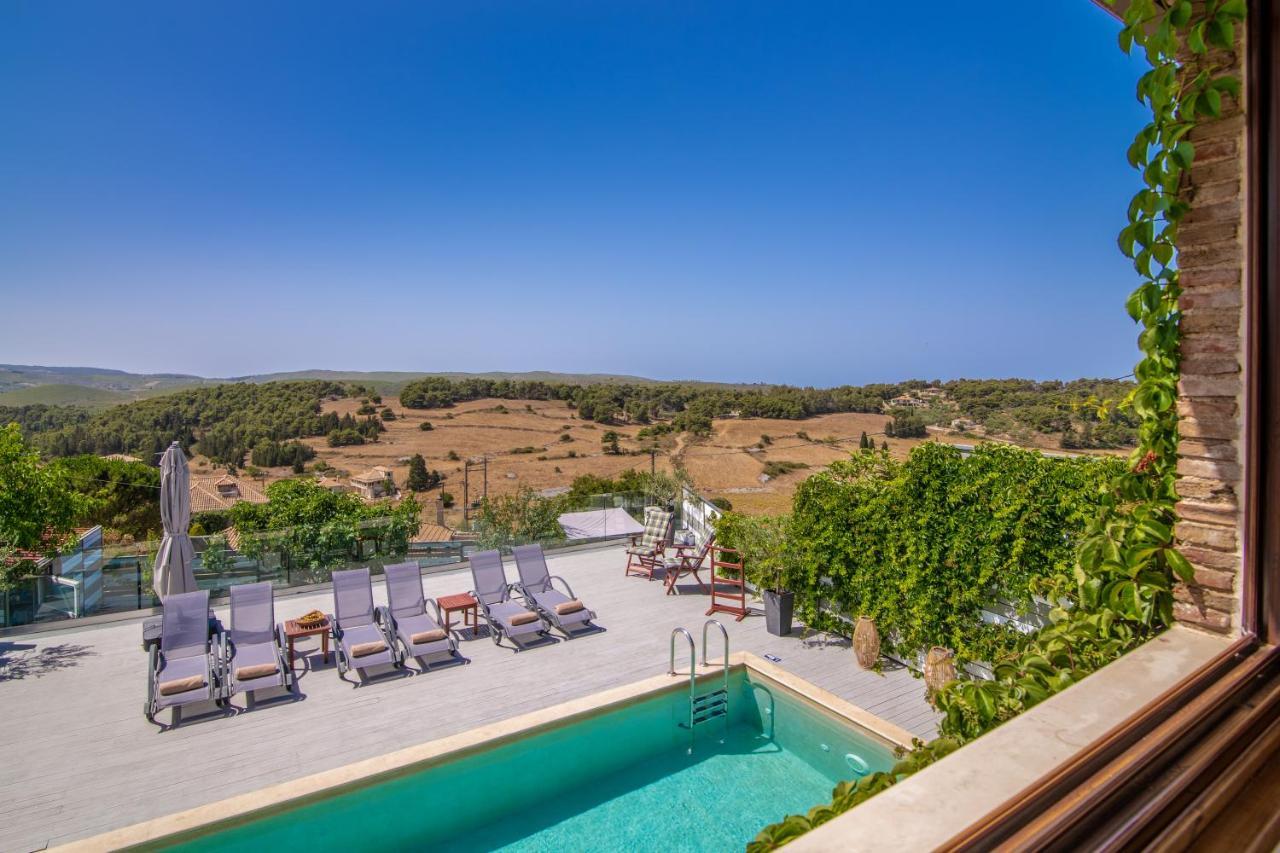 Villa Tramonto With Private Heated Pool, By Zantewize Volímai Exterior photo