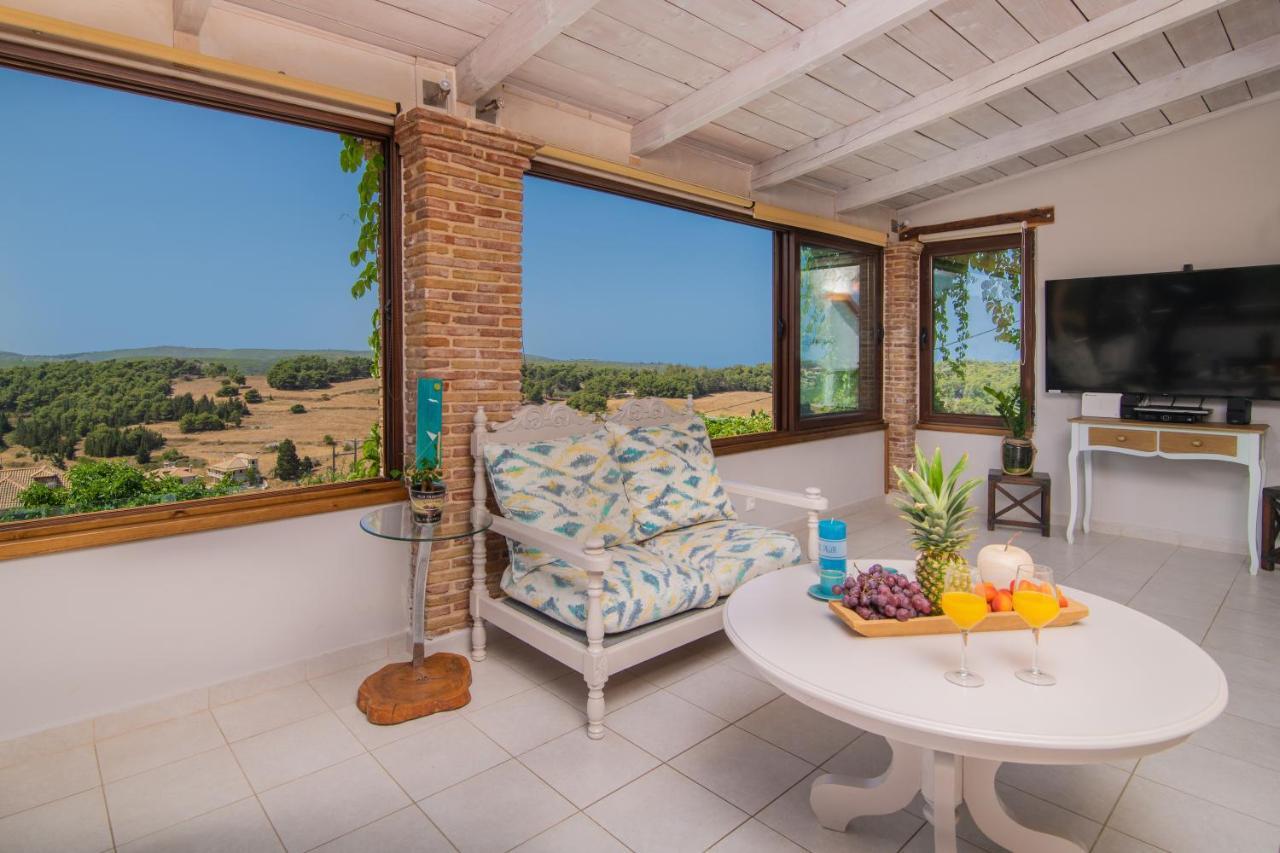 Villa Tramonto With Private Heated Pool, By Zantewize Volímai Exterior photo