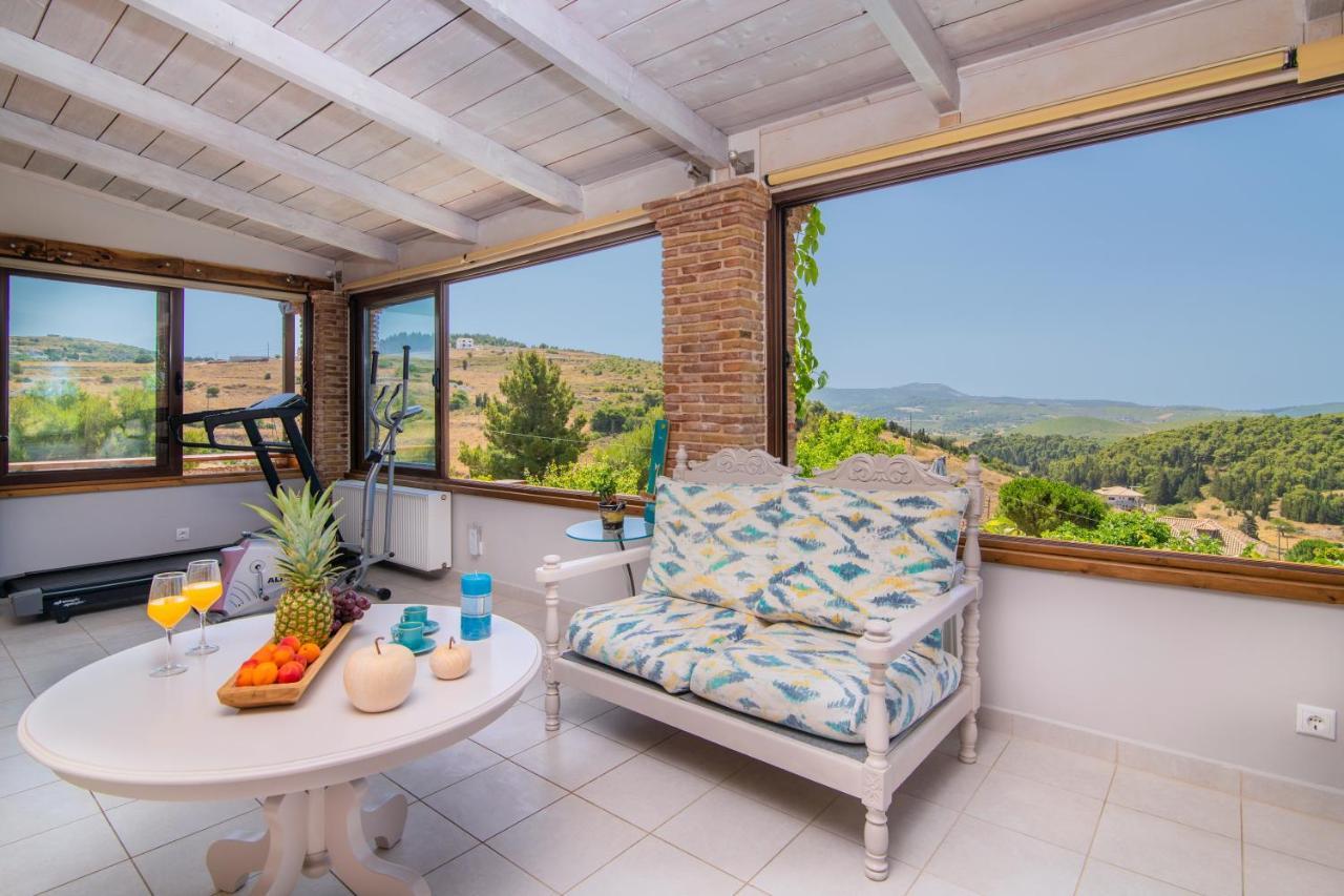 Villa Tramonto With Private Heated Pool, By Zantewize Volímai Exterior photo