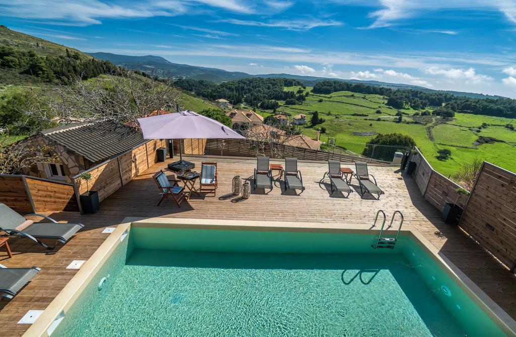 Villa Tramonto With Private Heated Pool, By Zantewize Volímai Exterior photo